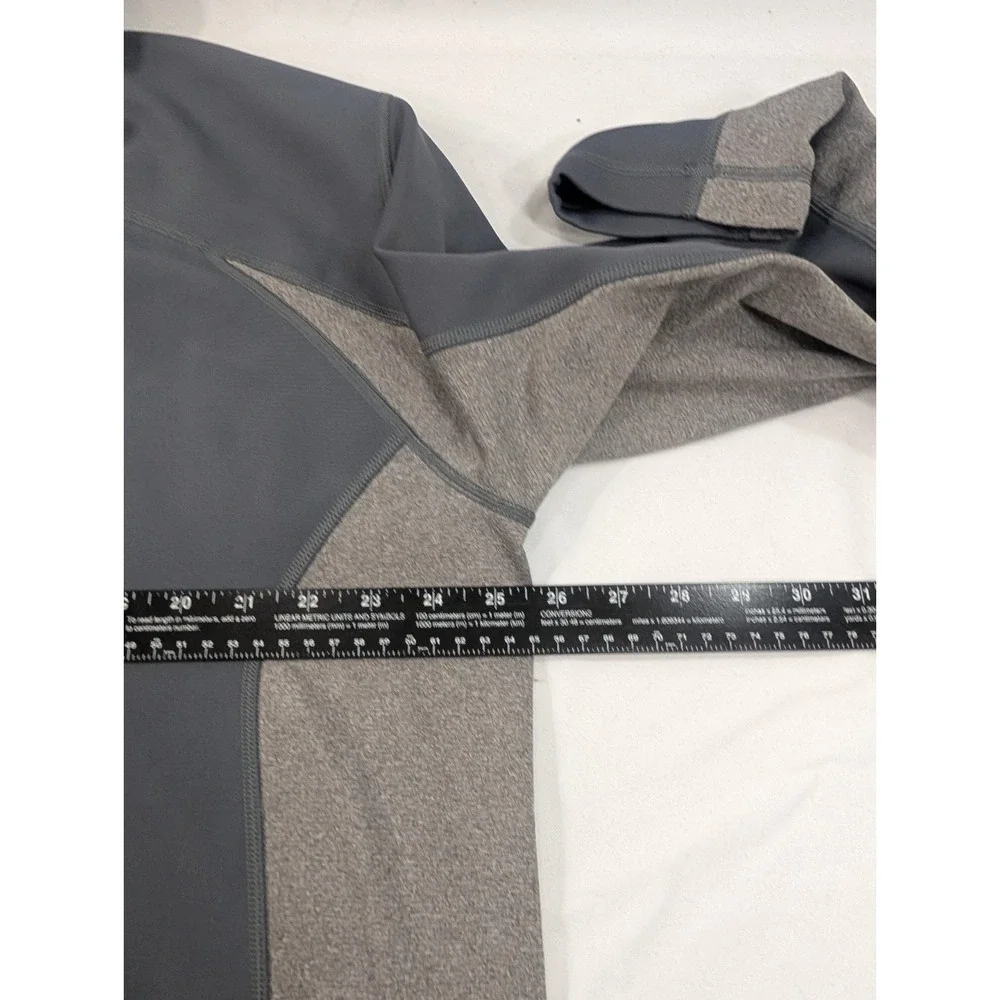 The North Face Men's XL Concavo 1/4 Zip Hybrid Jacket‎ Grey Flashdry